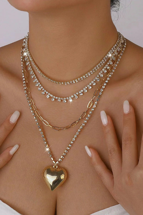 Darnesha Diamond Heart Necklace