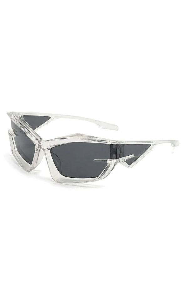 Dysis Clear Angular Sunglasses